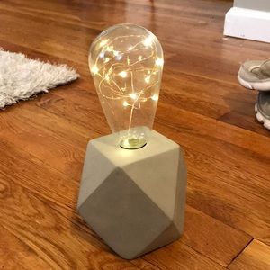 Urban outfitters battery powered side lamp